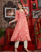 Elegant Beige Kurta Pant with Dupatta Set Ethnic Wear for Women