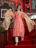 Elegant Beige Kurta Pant with Dupatta Set Ethnic Wear for Women