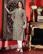 Fern Whisper Printed Cotton Kurta
