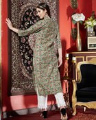 Fern Whisper Printed Cotton Kurta