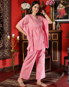 Wander Line Rayon Stripe Co-ord Set for Women Travel Ready Elegance