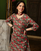 Emerald Aura Green Kurta Sharara with Dupatta Set Festive Ethnic Wear for Women