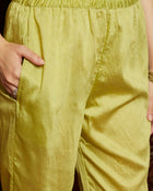 Mystic Yellow Floral Printed Kurta Pant with Dupatta Set Ethnic Wear for Women