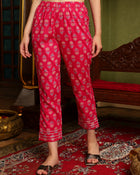 Rangreza  Bandhej Printed Kurta Pant Dupatta Set