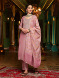 Coral Mistn Silk Blend Kurta Pant with Dupatta Set