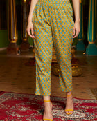 Whispering Meadows Printed Kurta Pant Dupatta Set