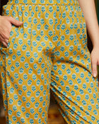 Whispering Meadows Printed Kurta Pant Dupatta Set