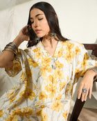 Mehira Floral Printed Cotton Tunic & Trouser Co-ord Set