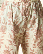 Naira Meadow Floral Printed Tunic & Trouser Co-Ord Set