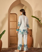 Elira Bloomfield – Floral Placement Printed Cotton Co-Ord Set