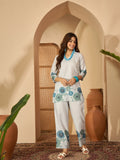 Elira Bloomfield – Floral Placement Printed Cotton Co-Ord Set