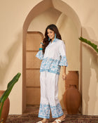 Ruhani Indigo Block Printed Co-Ord Set