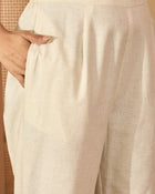 Abstract Printed Pure Cotton Wrap-On Tunic & Trouser Co-Ord Set - aunlabel
