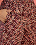 Cocoa Bloom Brown Pure Cotton Printed Kurta Set with Dupatta