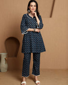 Deep Current Navy Blue Co-Ord Set