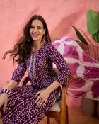 Desert Dream Bandhej Printed Cotton Kurta with Trouser & Dupatta