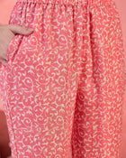 Embroidered Kurta & Trousers With Dupatta Kurta Set