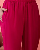 Rosevale Grace Floral Yoke Design Cotton Kurta with Trouser & Dupatta