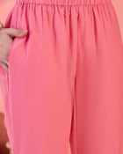 Sunpetal Glow Peach Embroidered Cotton Anarkali Kurta with Trouser & Dupatta