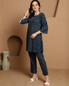 Deep Current Navy Blue Co-Ord Set