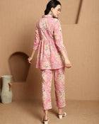 Pink Serenade Cotton Shirt & Trouser Co-Ord Set
