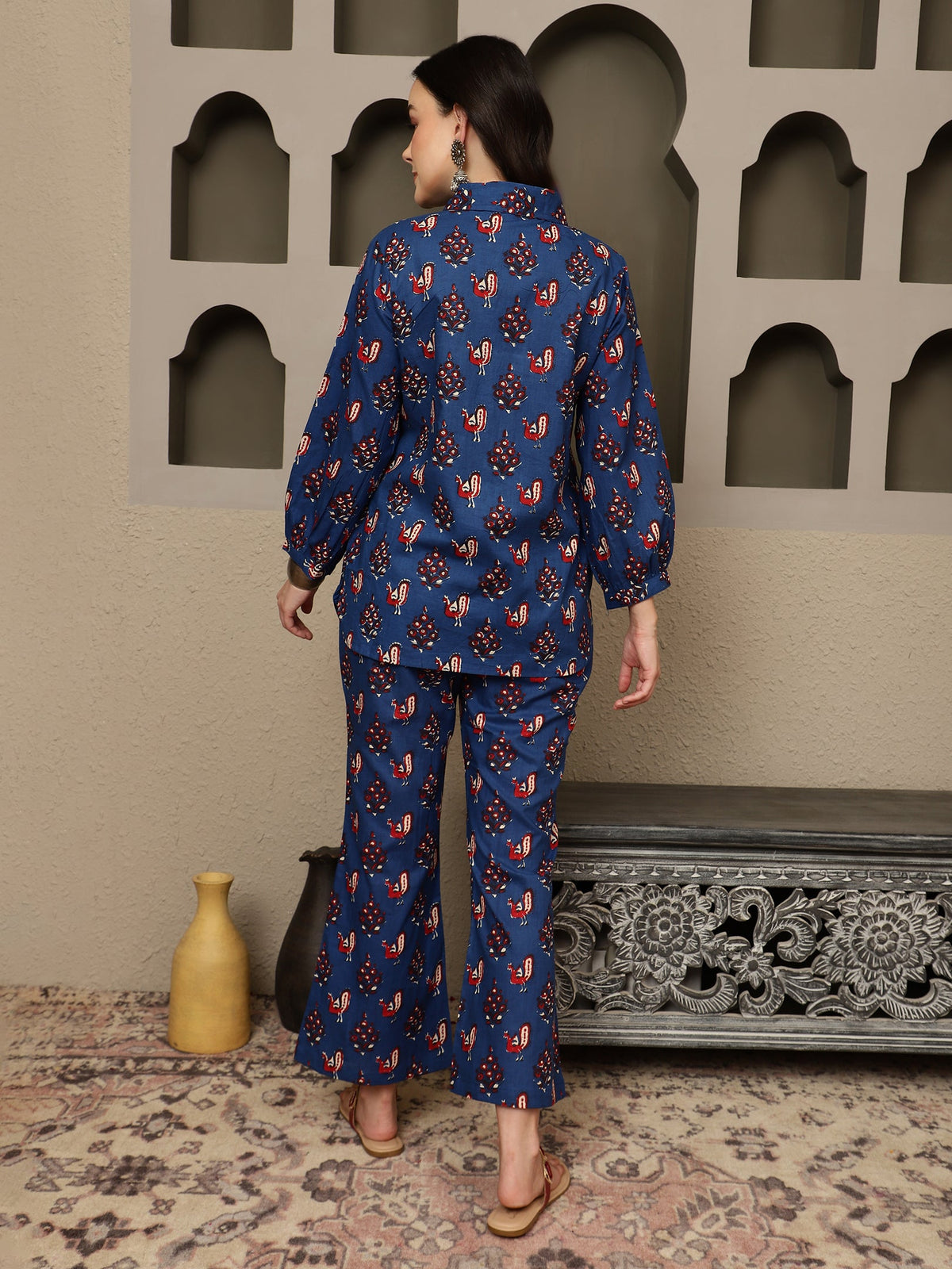 Nautica Essence Cotton Co-Ord Set With Shirt & Trouser