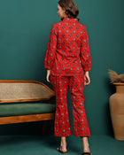 Sienna Tale Printed Pure Cotton Shirt & Trouser Co-Ord Set