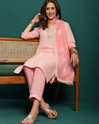 Petal Haze Embroidered Kurta Set