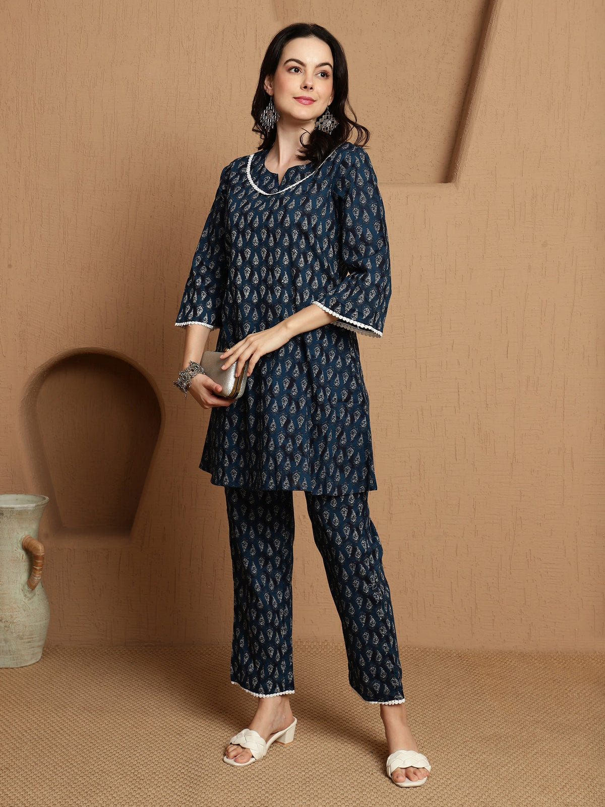 Deep Current Navy Blue Co-Ord Set