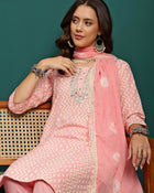 Petal Haze Embroidered Kurta Set