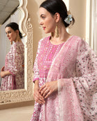 Petal Verse Floral Printed Kurta Pant Dupatta Set
