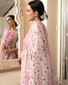 Petal Verse Floral Printed Kurta Pant Dupatta Set