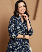 Evening Mist Cotton Shirt With Trouser Co-Ord Set