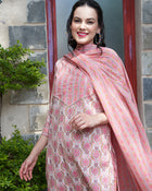 Ethnic Motifs Printed Gotta Patti Pure Cotton Kurta & Trouser With Dupatta