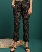 Petal Path Printed Straight Kurta With Trouser & Dupatta Set