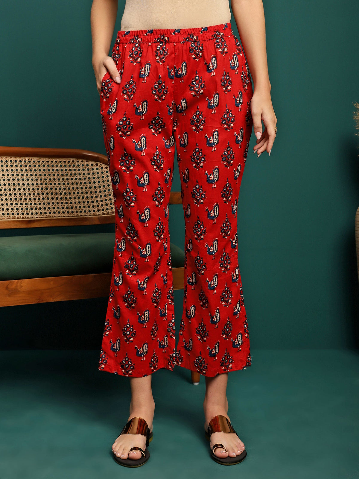 Sienna Tale Printed Pure Cotton Shirt & Trouser Co-Ord Set