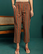 Ocean Drift Printed Pure Cotton Straight Kurta With Trouser & Dupatta Set