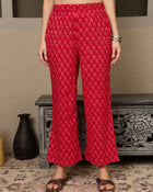 Sarini Printed Pure Cotton Tunic & Trousers Co-ord Set