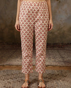 Amaira Floral Printed Straight Pure Cotton Kurta Set with Trousers & Dupatta - aunlabel