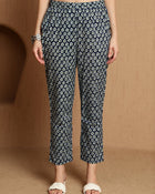 Evening Mist Cotton Shirt With Trouser Co-Ord Set