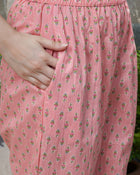 Blush Harmony Pink Anarkali Kurta Pant with Dupatta Set Ethnic Wear for Women