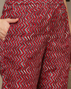 Berry Luxe Maroon Co-Ord Set