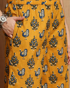 Abstract Printed Pure Cotton Tunic & Trousers Co-ord Set - aunlabel