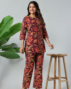 Burgundy Bloom Premium Co-Ord Set
