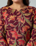 Burgundy Bloom Premium Co-Ord Set