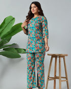 Emerald Blossom Luxe Co-Ord Set