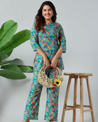 Emerald Blossom Luxe Co-Ord Set