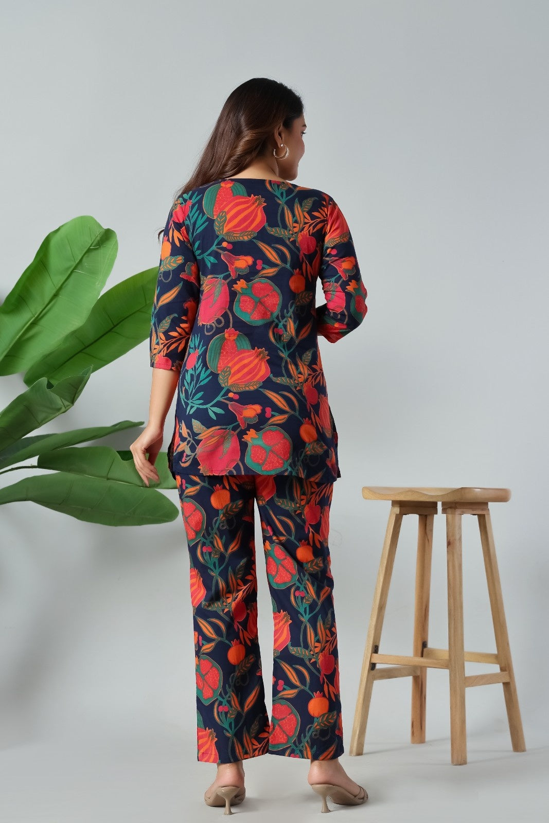 Midnight Pomegranate Luxe Co-Ord Set