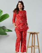 Scarlet Bloom Premium Co-Ord Set