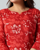 Scarlet Bloom Premium Co-Ord Set